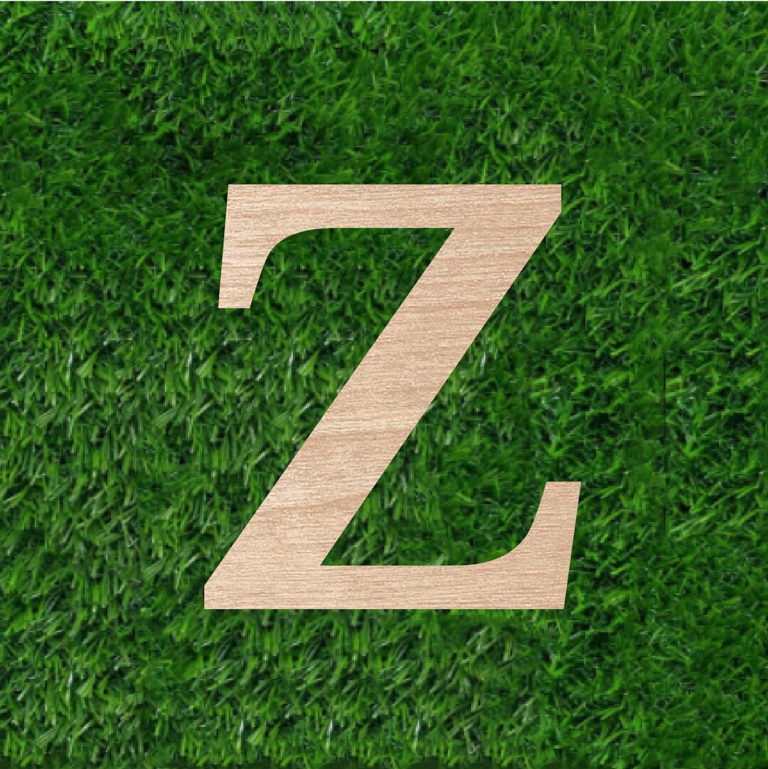 Greek Letter Zeta Wood Cut Out, Greek Letter Cutouts, Greek Letters ...