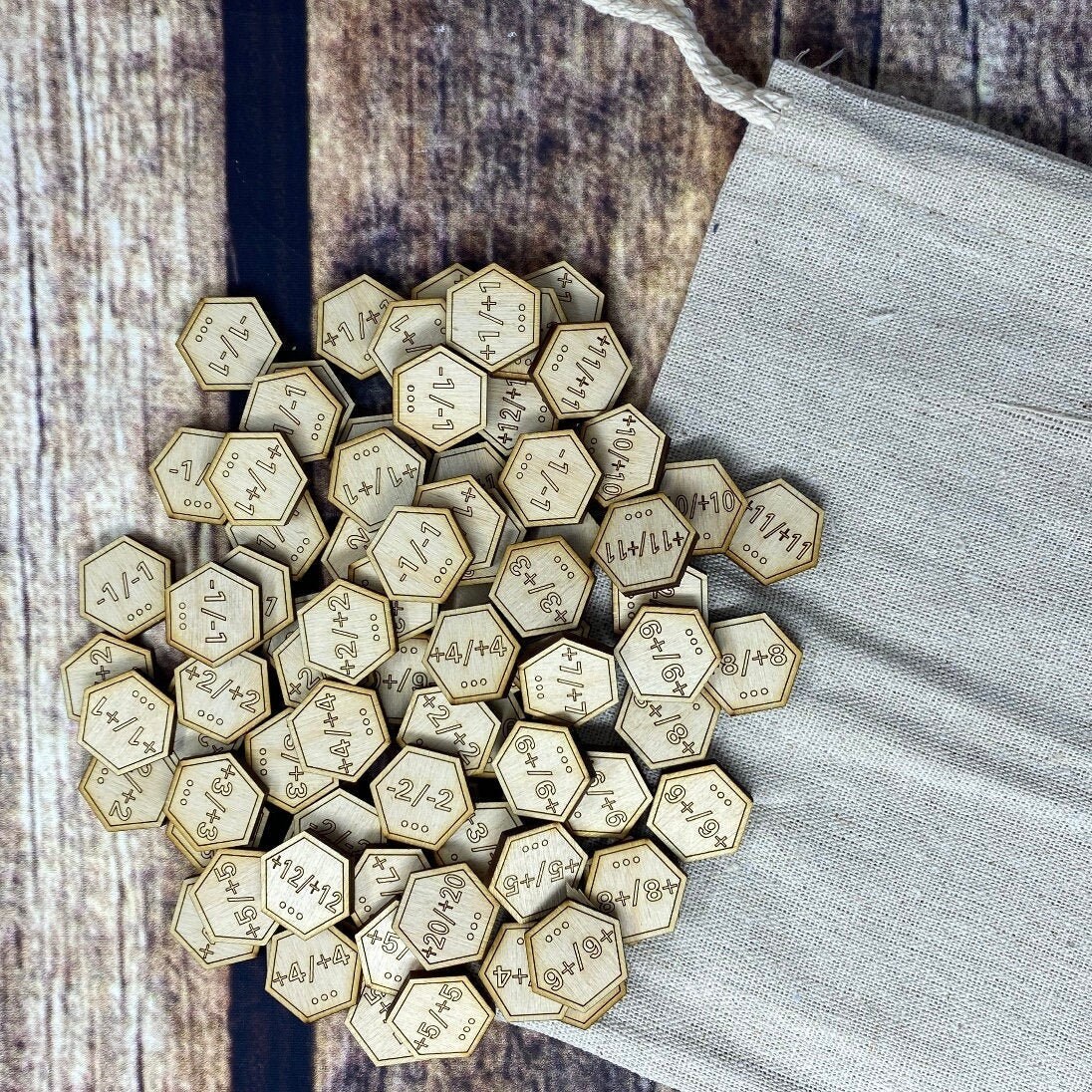 Ability Counters for Magic the Gathering Wooden Tokens MTG Etsy