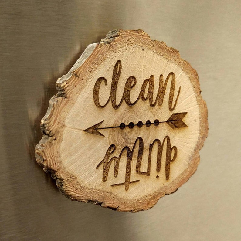 Rustic Clean and Dirty Wooden Dishwasher Clean and Etsy