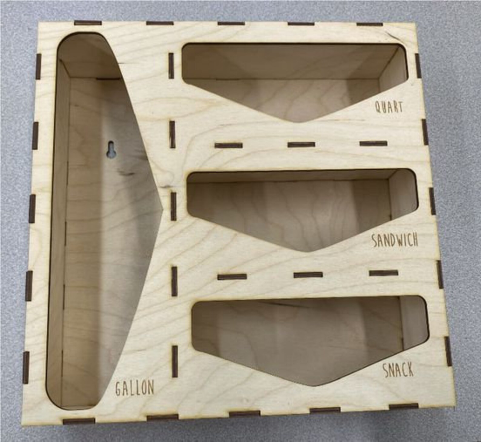 Baggie Storage Organizer Sandwich Bag Holder Gallon Bag Etsy