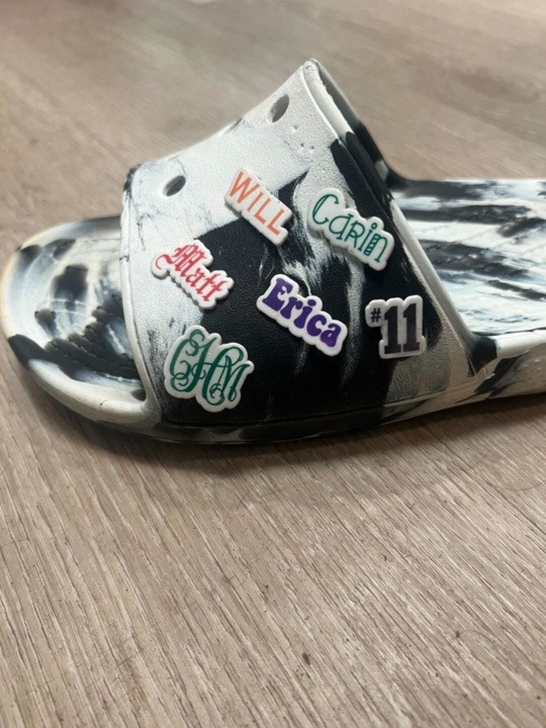 Custom Name Shoe Charm Custom Text Jibbitz Custom Shoe Charm Etsy