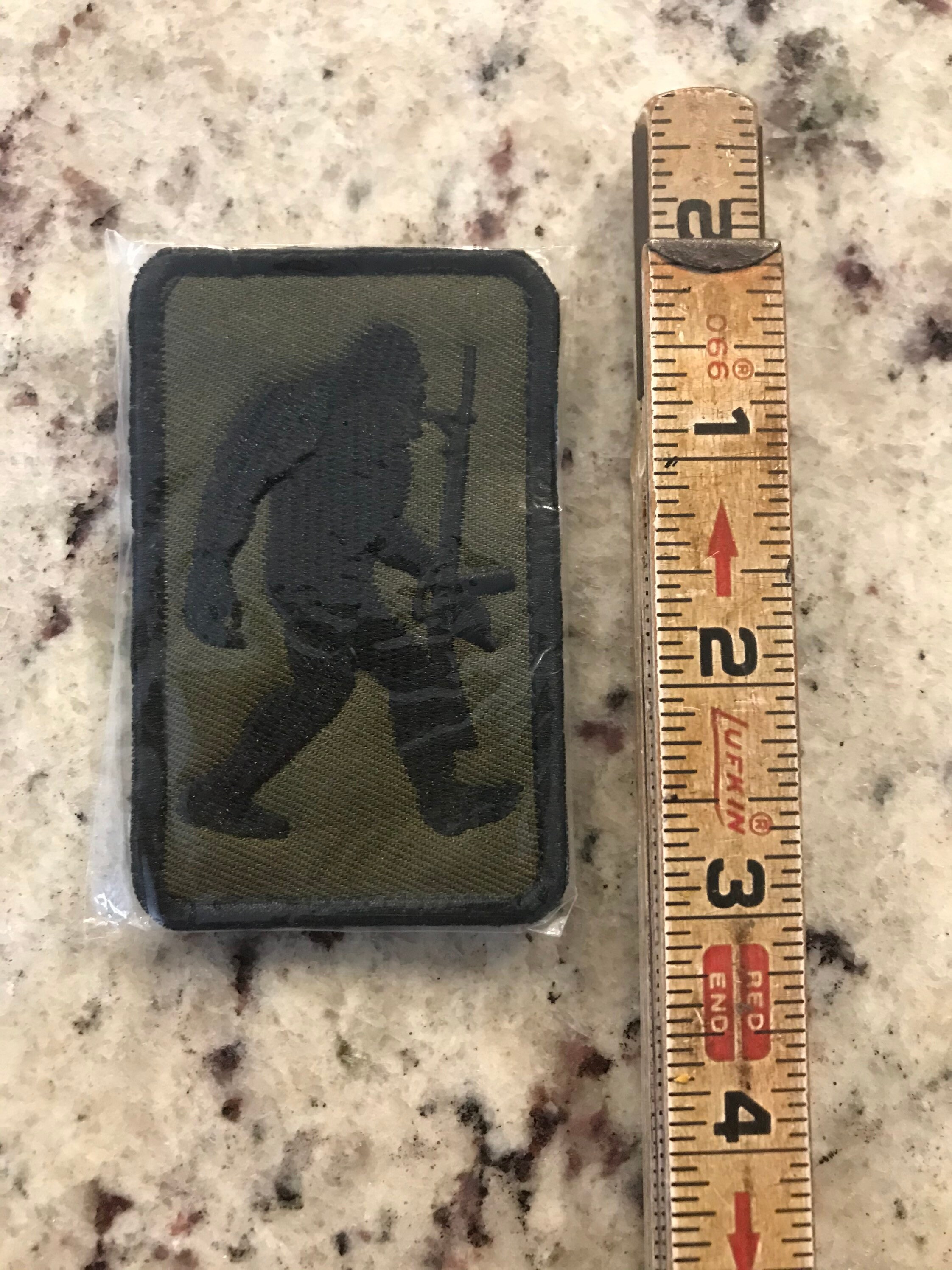 New Bigfoot Velcro Morale Patch Etsy