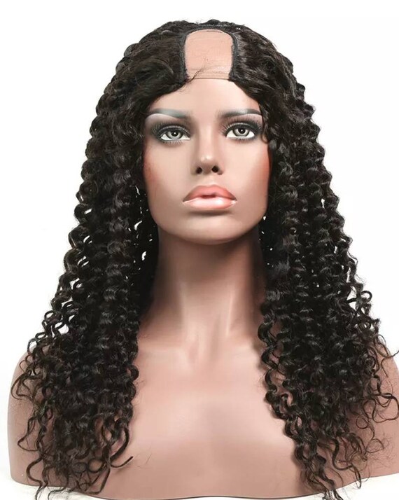 U Part Clip En Francais Perruque Bouclee Perruques Perruque Etsy