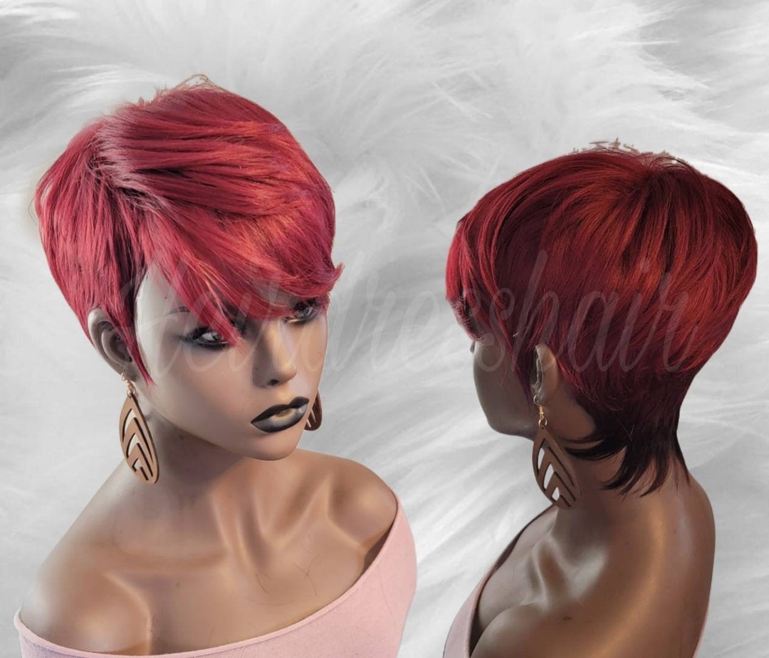 CHARLOTTE Short Pixie Heat Resistant Wig SYNTHETIC Etsy