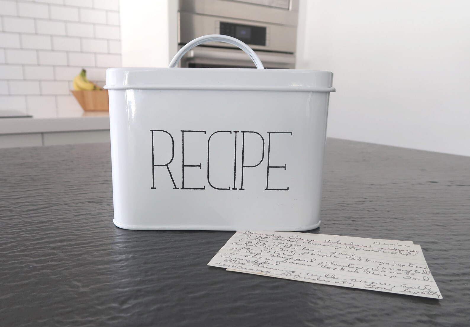RECIPE TIN BOX Farmhouse Kitchen Décor Recipe Box 4 x 6 Etsy