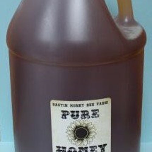 Pure Raw Bulk Honey 1 Gallon 12 Lbs Etsy