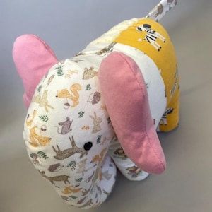 Keepsake Elephant: Handmade from Baby Clothes / Loved One's Clothing image 19