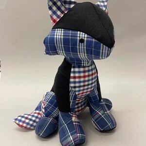 Memory keepsake fox made from baby clothes or clothing from a loved one image 9
