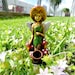 Mushroom Fairy Tobacco Smoking Pipe - Handmade Magic Shroom Trippy Art Natural Coconut Bowl Nature Pixie Girl Figurine Cute Gifts for Smoker