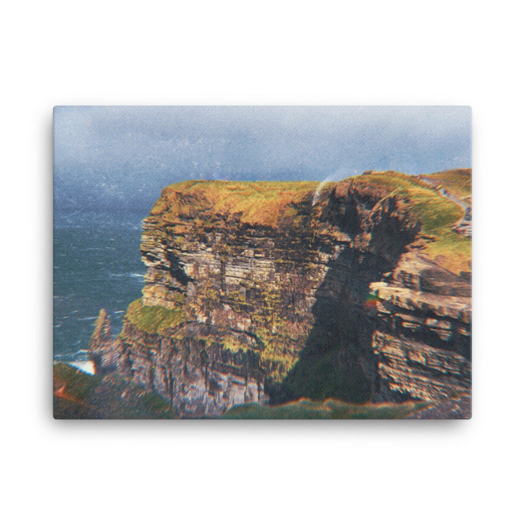 Cliffs of Mohr Dramatic Photograph Canvas Print Giclee - Etsy