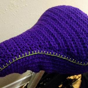 Crochet Bike Seat Cover