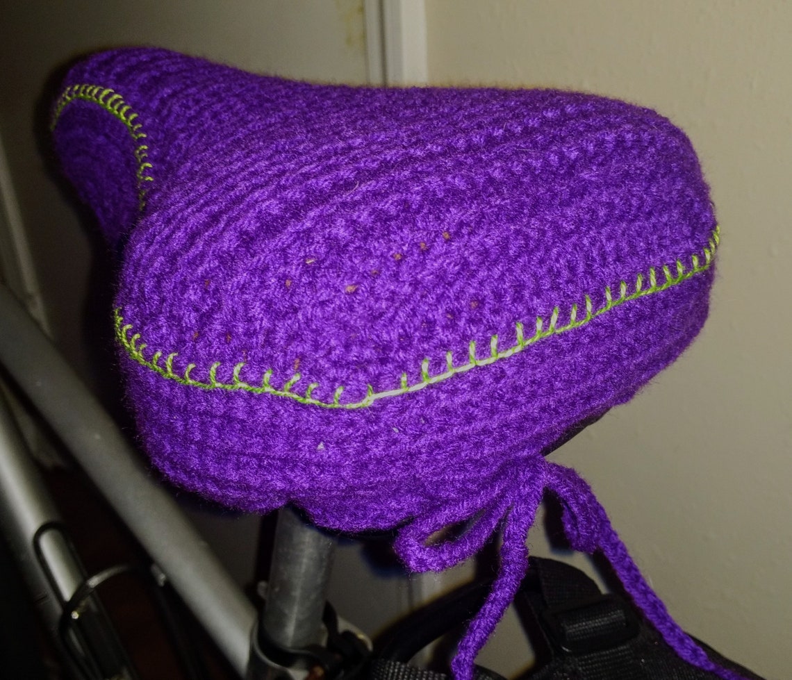 Crochet Bike Seat Cover Etsy