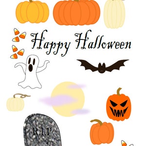 Halloween Sticker Sheet
