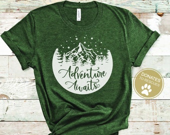 Adventure Awaits SVG | Adventure svg | adventure shirt svg | DXF | Adventure | camping svg | camping | Climbing | Exploring | Commercial Use