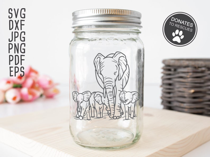 Free Free 349 Cricut Elephant Family Svg SVG PNG EPS DXF File