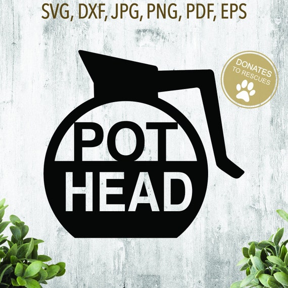 Download Coffee Pot Head Svg Dxf Cricut Coffee Shirt Svg Cut Etsy
