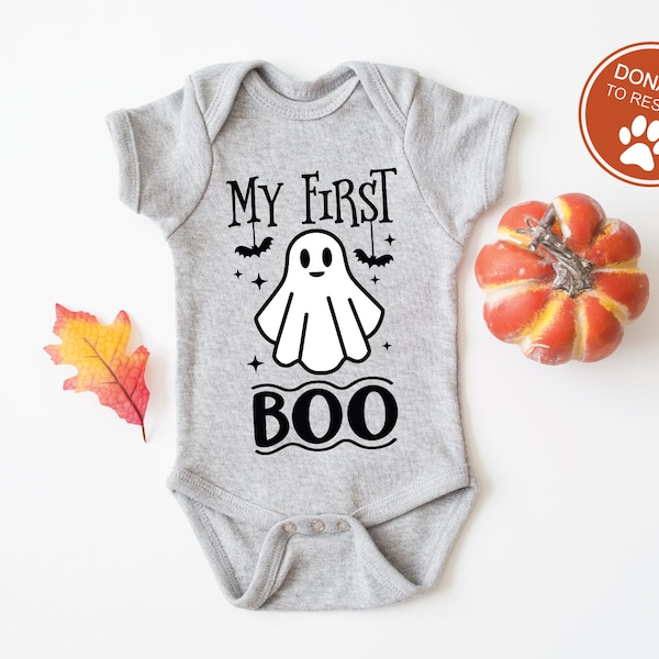 My First BOO SVG variant | Baby Halloween SVG | Cricut, Silhouette + more | Halloween svg | ghost svg | baby svg | 1st halloween svg | dxf