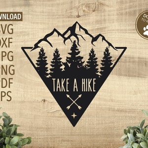 Faça uma caminhada SVG | caminhada divertida svg | Cricut, silhueta e mais | acampamento svg | SVG ao ar livre | campista svg | aventura svg | verão svg | dxf eps