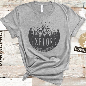 Explore SVG Cricut Silhouette More Explore Shirt Svg - Etsy
