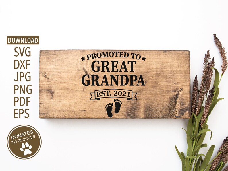 Download Promoted to Great Grandpa est. 2021 SVG Great Grandpa svg ...