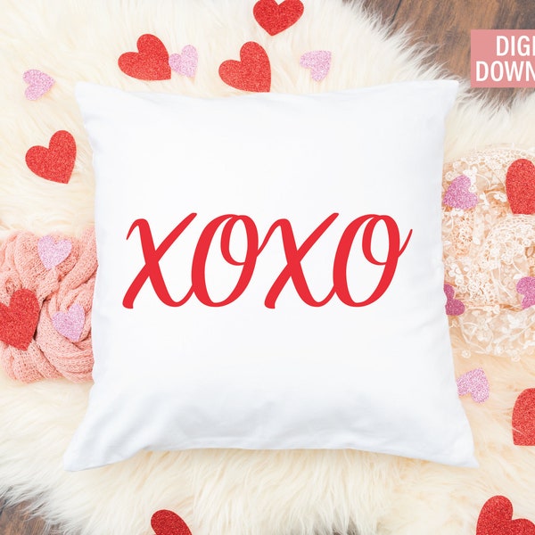 XOXO SVG | Valentine's Day svg | hugs and kisses svg | Cricut, SIlhouette + More | Happy Valentine's day | valentine svg | love svg | DXF