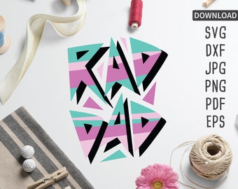 Rad Dad SVG med bonus Rad Like Dad SVG | Fars dag svg | matchande familj svg | Cricut, Silhouette + mer | pappa svg | Far svg, DXF
