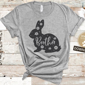 Brother Bunny Easter SVG + bonus Simple Version| Easter bunny svg | Happy Easter svg | Cricut, Silhouette + More | Easter | Easter Printable