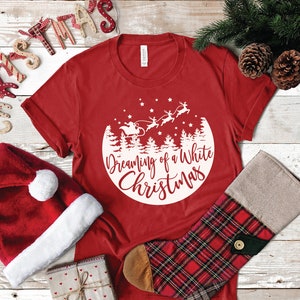 Dreaming of a White Christmas SVG | Christmas SVG | Christmas shirt svg | Dxf | Png | Holiday | Winter | Merry Christmas | Cut Files |