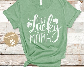One Lucky Mama SVG | St. Patrick's Day SVG | Lucky svg | one Lucky Mama svg | St. Patty's Day svg | Shamrock svg | Cricut Silhouette + More