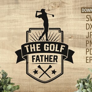 El padre del golf SVG / Cricut, Silueta + Más / papá svg / día del padre svg / golf svg / golfista svg / papá golf svg / golfing svg / DXF