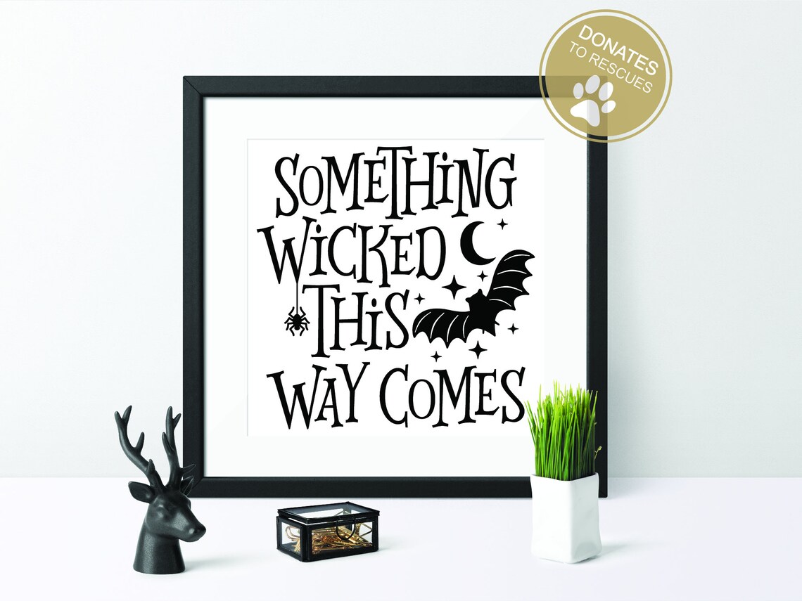Something Wicked This Way Comes SVG Halloween SVG Cricut - Etsy