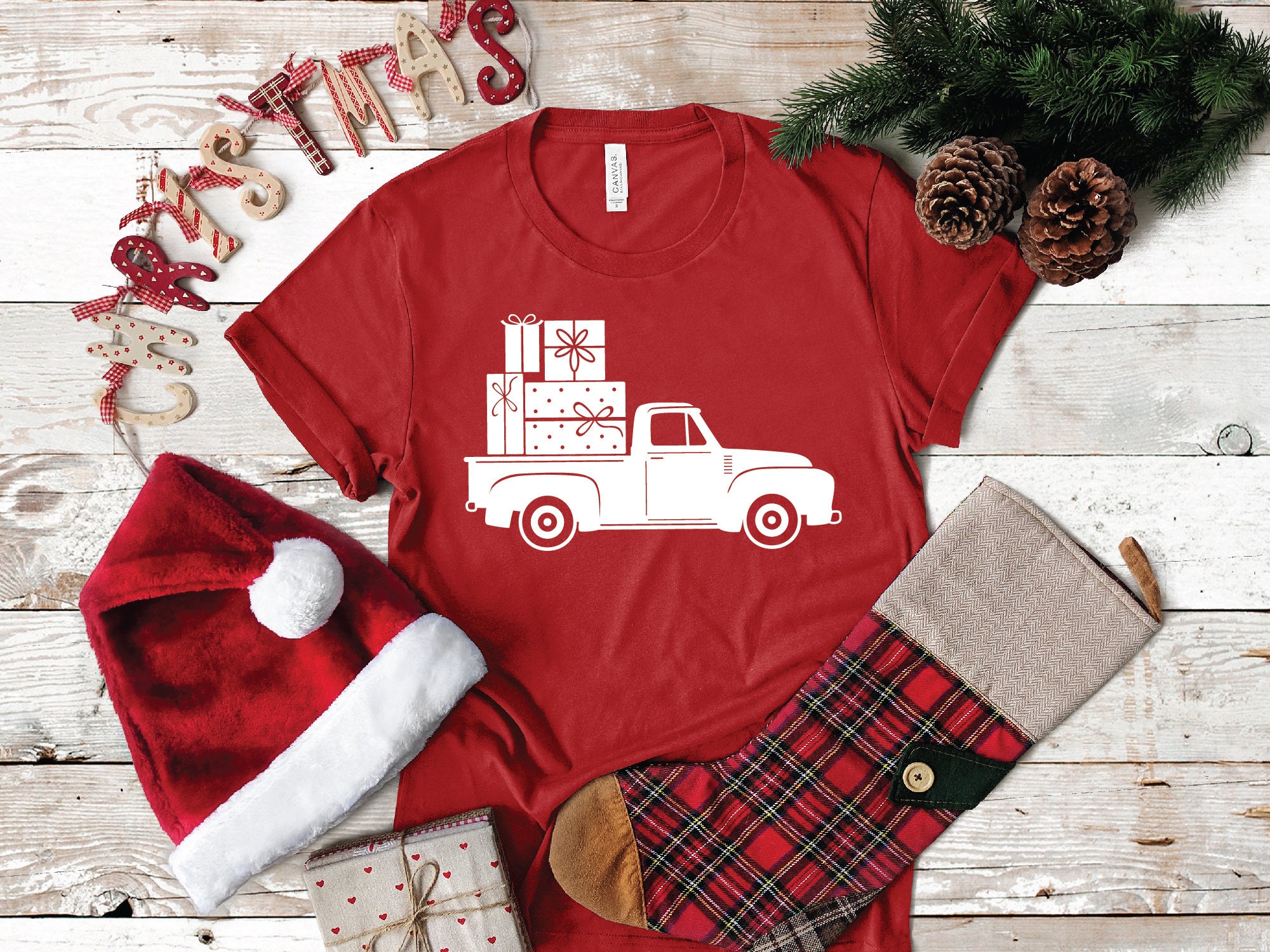 Christmas Truck With Presents SVG Christmas Presents Svg Etsy
