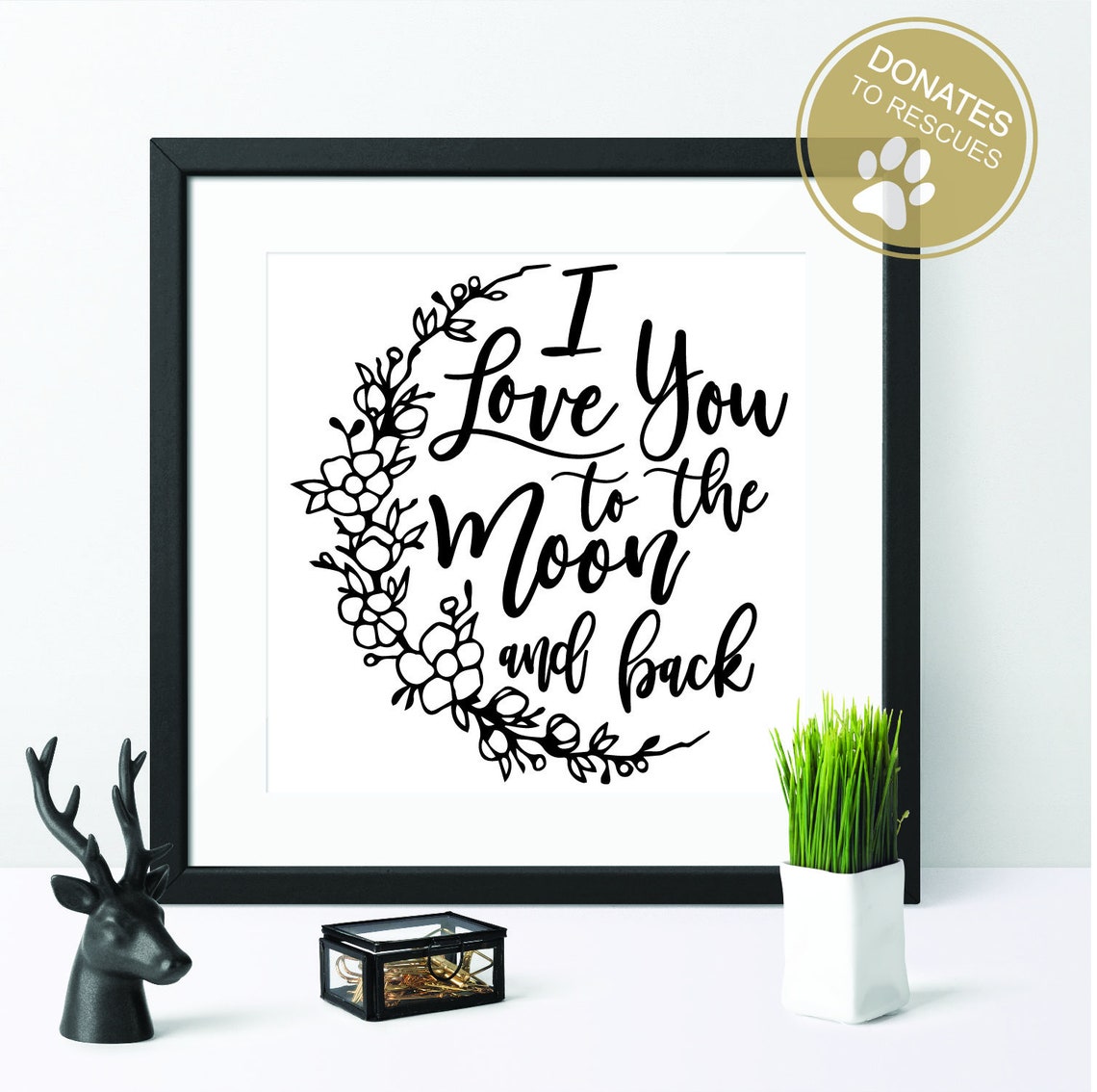 I Love You to the Moon and Back SVG Cut File |baby Svg | Silhouette ...