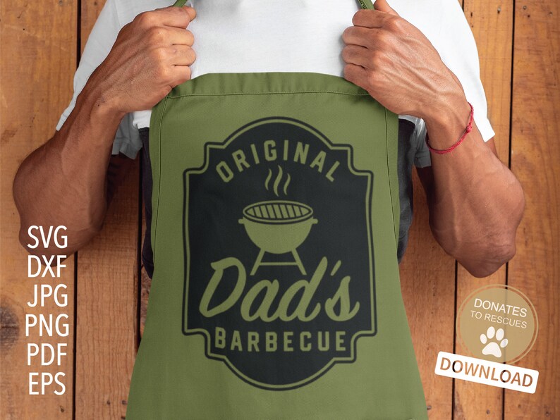 Download Original Dad's Bbq SVG Fathers Day svg Cricut | Etsy