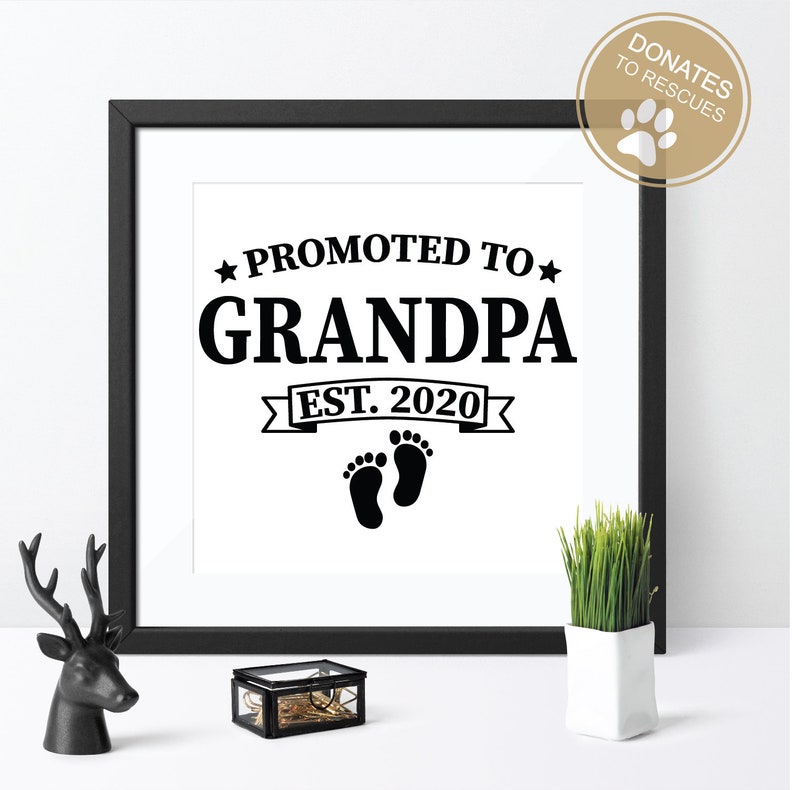 Download Promoted to Grandpa est. 2020 SVG new Grandpa svg dad svg ...