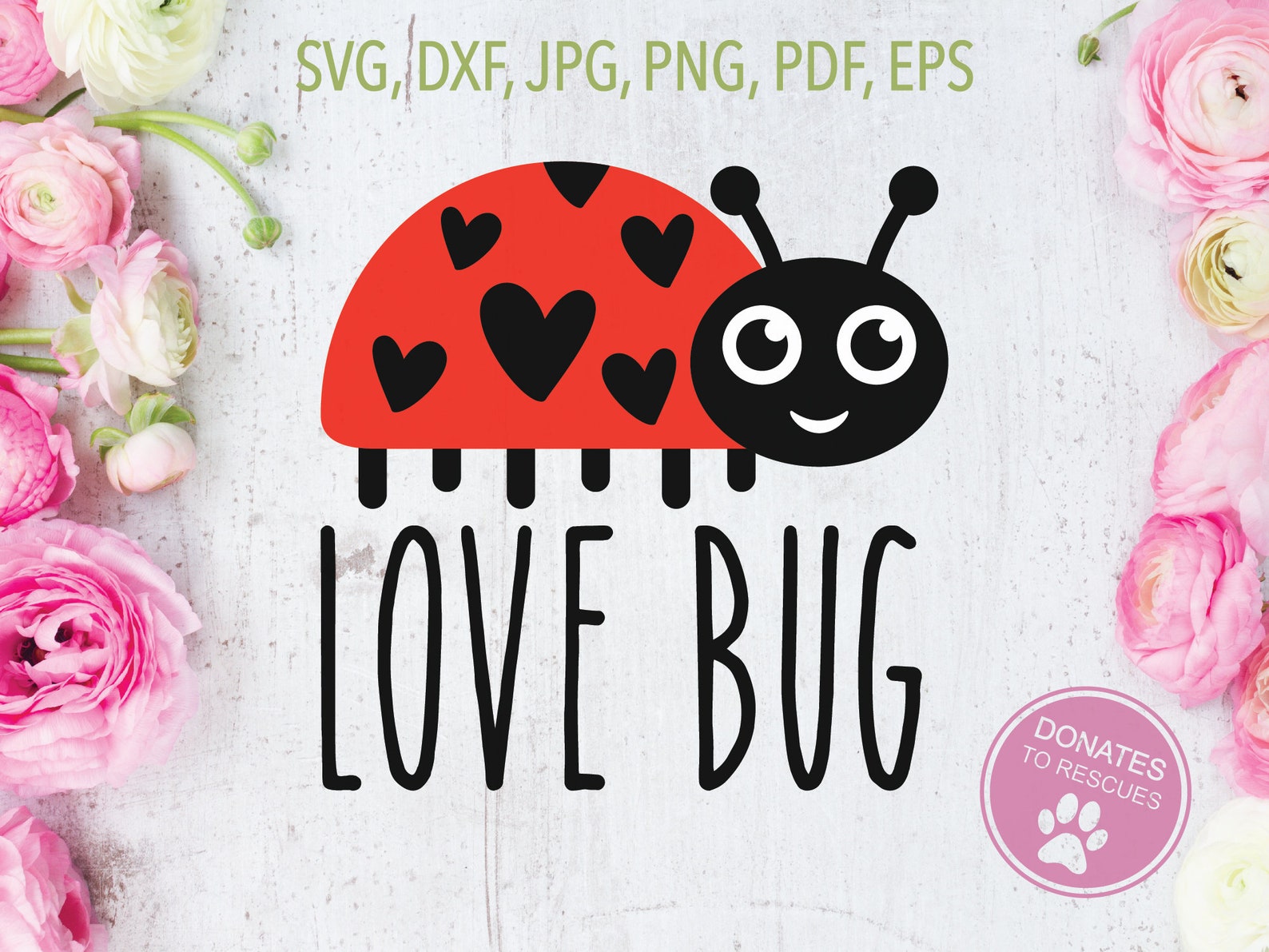 Love Bug SVG | Valentines Day SVG | Kid's Valentines Svg | Happy ...