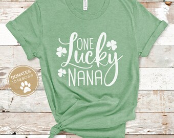 Een lucky nana SVG | St. Patrick's Day SVG | Lucky svg | een Lucky Nana svg | St. Patty's Day svg | Klaver svg | Cricut Silhouette + Meer