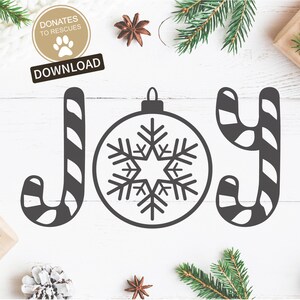 Joy SVG - France Christmas Svg - France Chemise de Noel svg Signe de Noel SVG ( Silhouette, Cricut - Plus d'autres Svg flocon de neige Ornement de Noel SVG