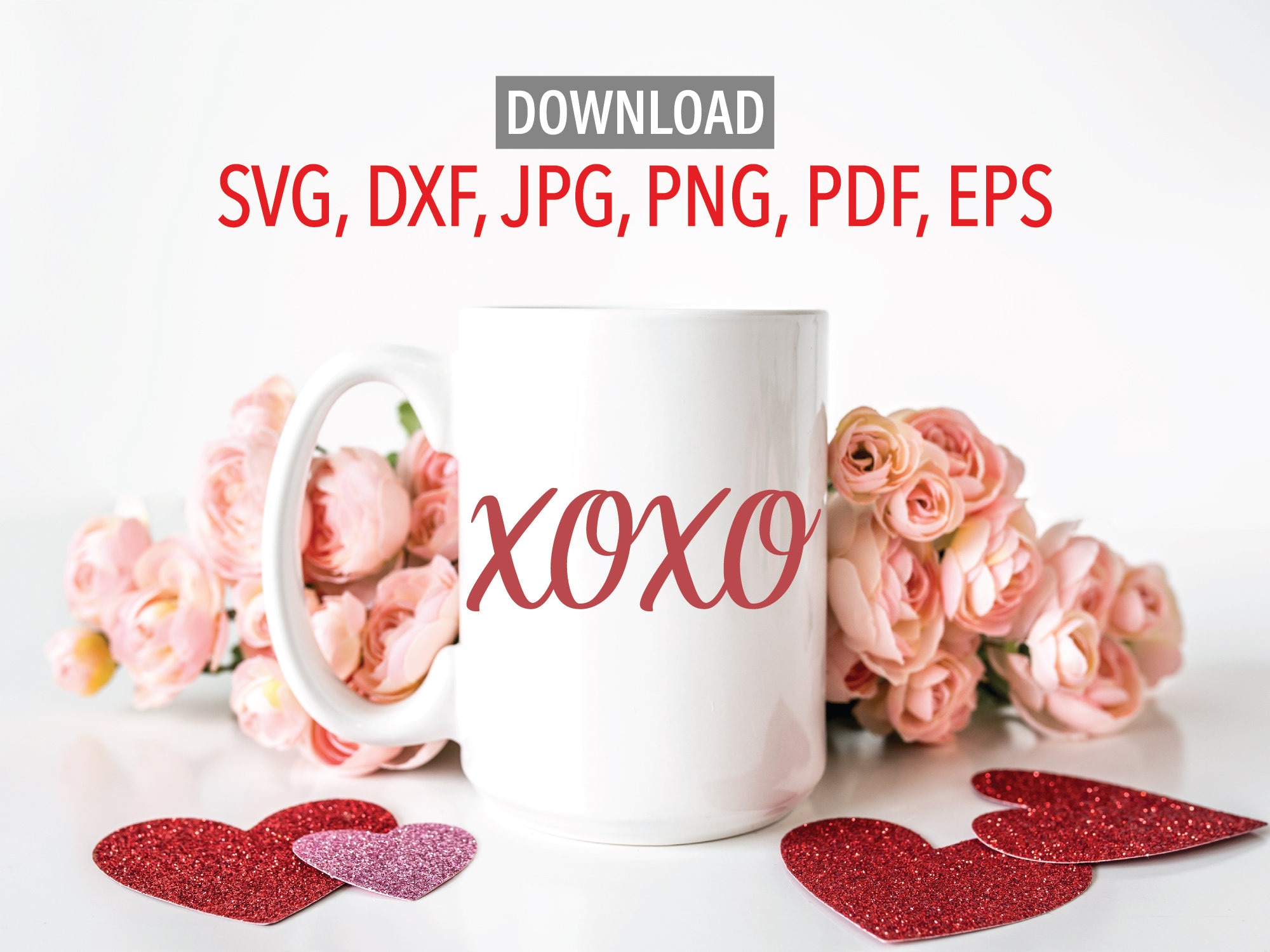 XOXO SVG | Valentine's Day Svg | Hugs and Kisses Svg | Cricut ...