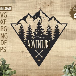 Adventure SVG | Adventure svg | adventure shirt svg | DXF | Adventure | camping svg | camping | Hiking | Exploring | Commercial Use | DXF