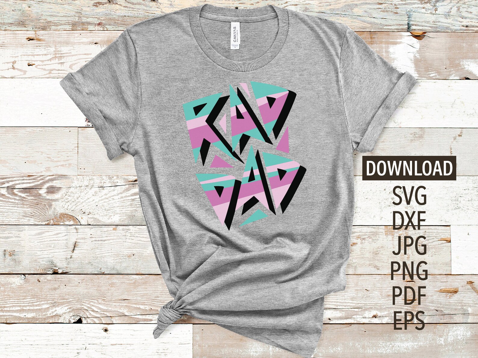 Download Rad Dad SVG with Bonus Rad Like Dad SVG Father's day svg | Etsy