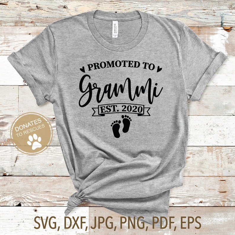 Download Promoted to Grammi est. 2020 SVG New Grandma svg first | Etsy