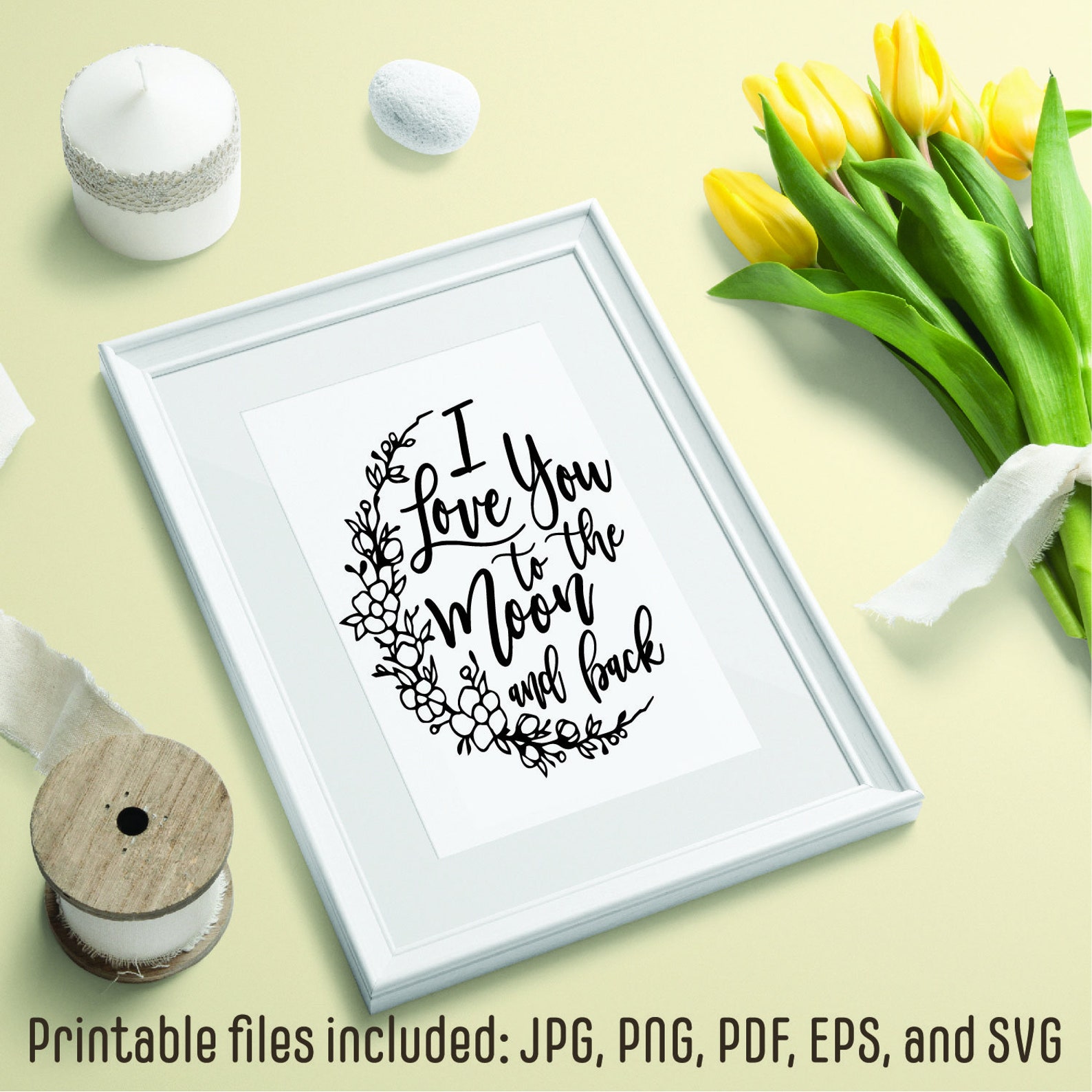 I Love You to the Moon and Back SVG Cut File |baby Svg | Silhouette ...