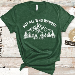 Not All Who Wander Are Lost SVG Adventure Svg Cricut, Silhouette More ...