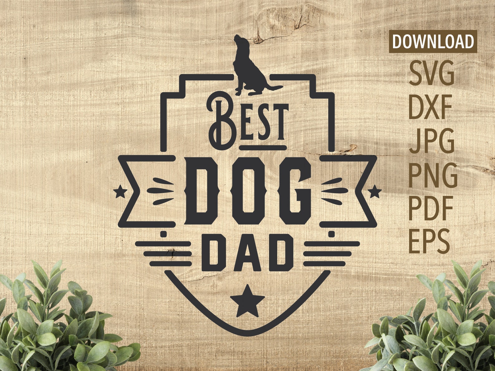 Best Dog Dad SVG Circut Silhouette More Dog Dad Svg - Etsy UK