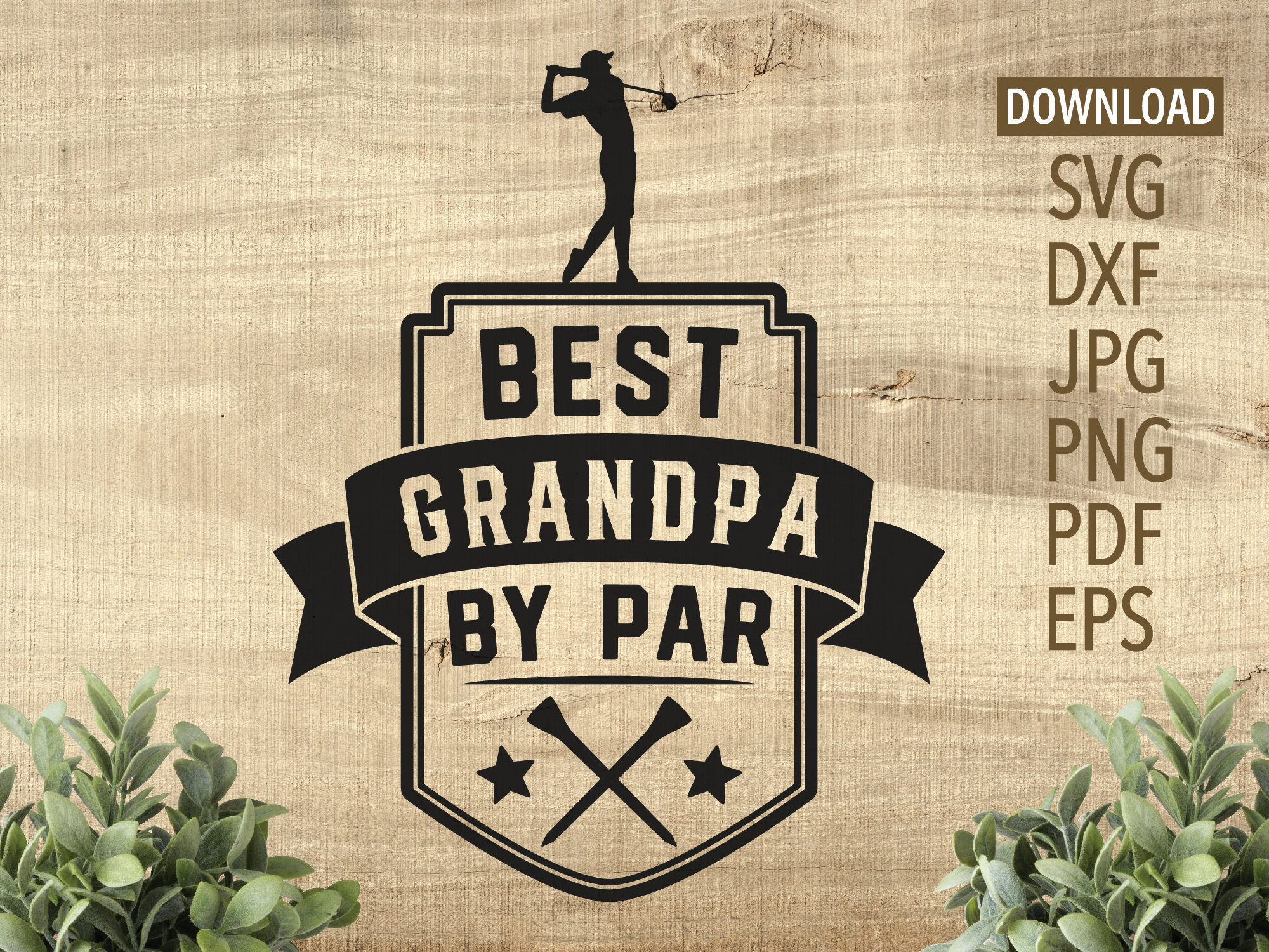 Best Grandpa by Par SVG Cricut Silhouette More Best - Etsy