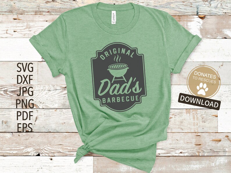 Download Original Dad's Bbq SVG Fathers Day svg Cricut | Etsy