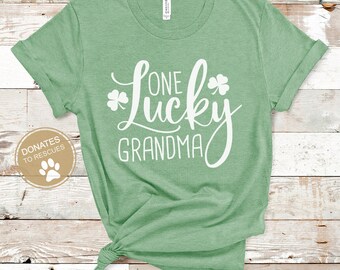 One Lucky Grandma SVG | St. Patrick's Day SVG | Lucky svg | one Lucky grandma svg | St. Patty's Day svg | Shamrock svg | Cricut | Silhouette