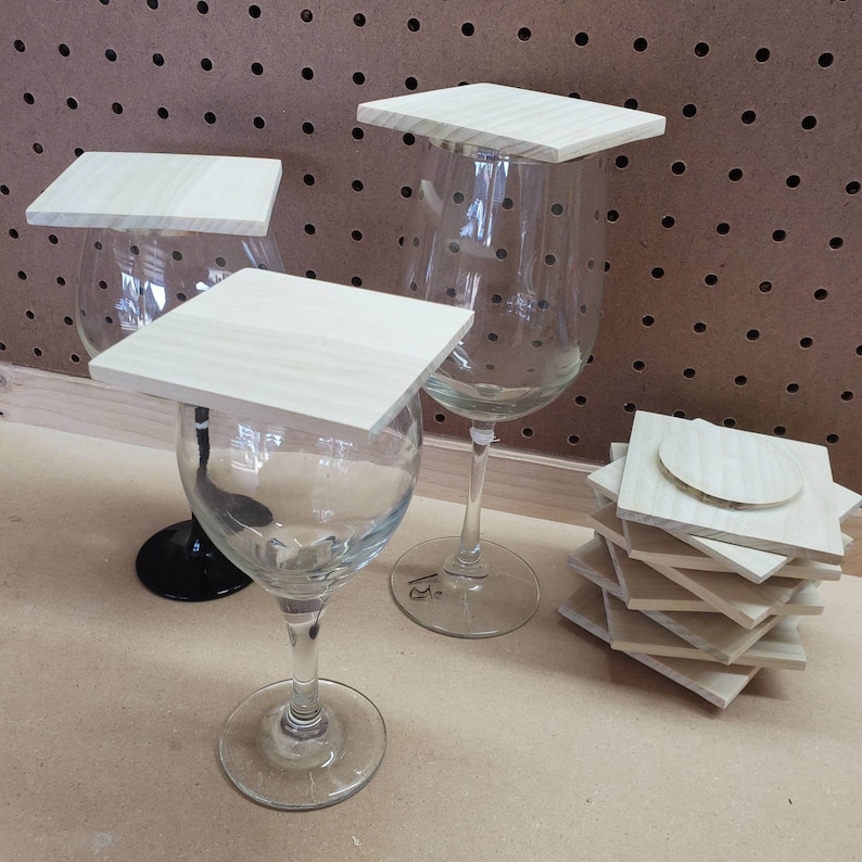 Wine Glass Topper Mini Plate Small Appetizer Plate Party Etsy