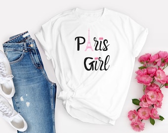 Paris Girl -I love Paris Gifts - Paris Theme Youth Short Sleeve T-Shirt